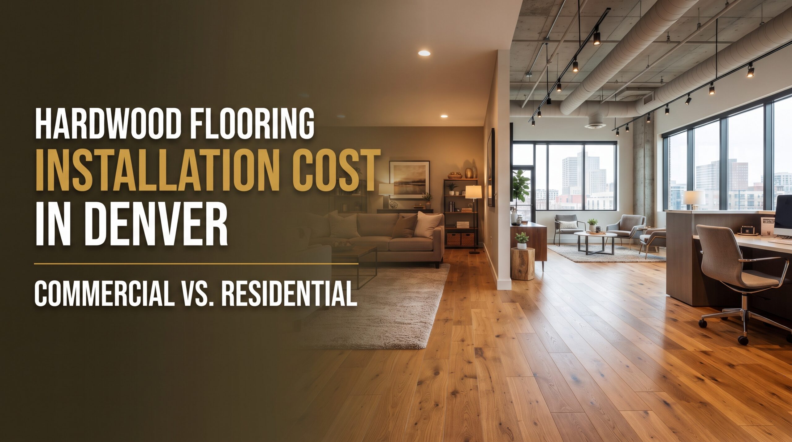 Hardwood Flooring Installation Cost in Denver, Commercial vs. Residential