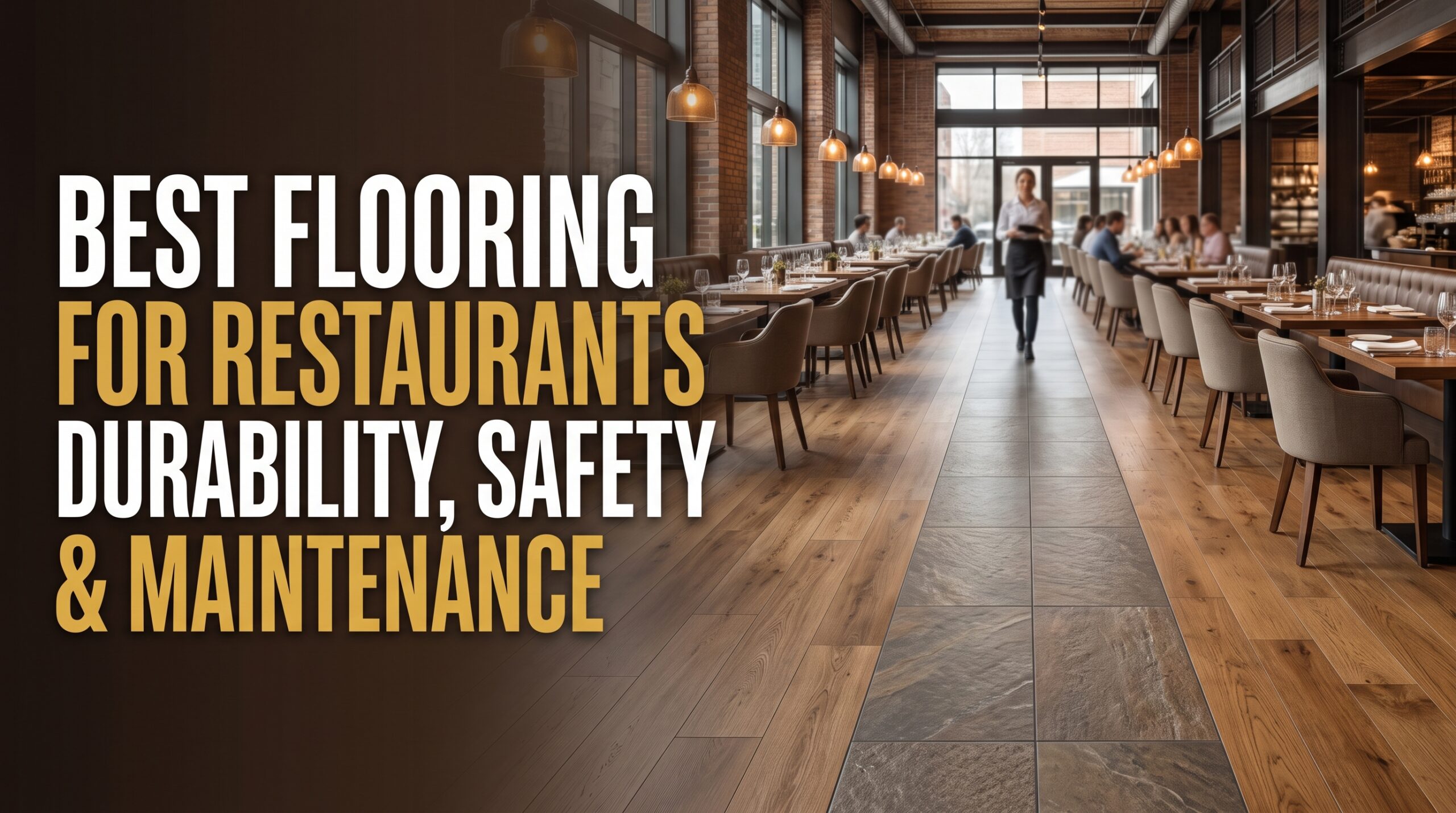 Best Flooring for Restaurants Comparing Durability, Safety and Maintenance