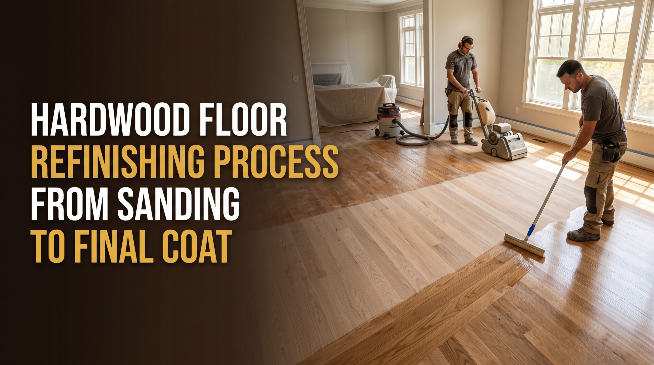 Hardwood Floor Refinishing Process: What Happens From Sanding to Final Coat