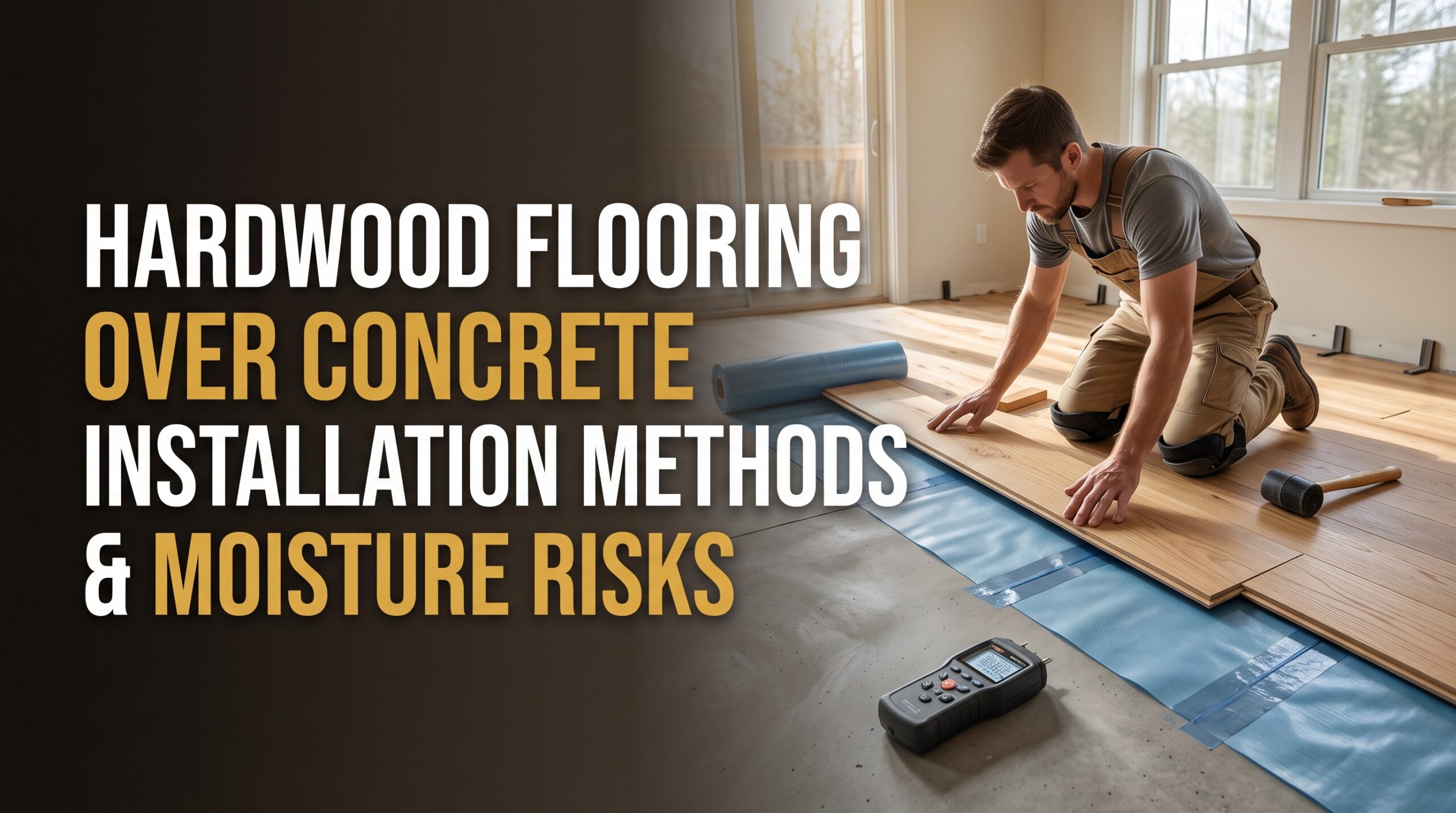 Hardwood Flooring Over Concrete Installation Methods and Moisture Risks