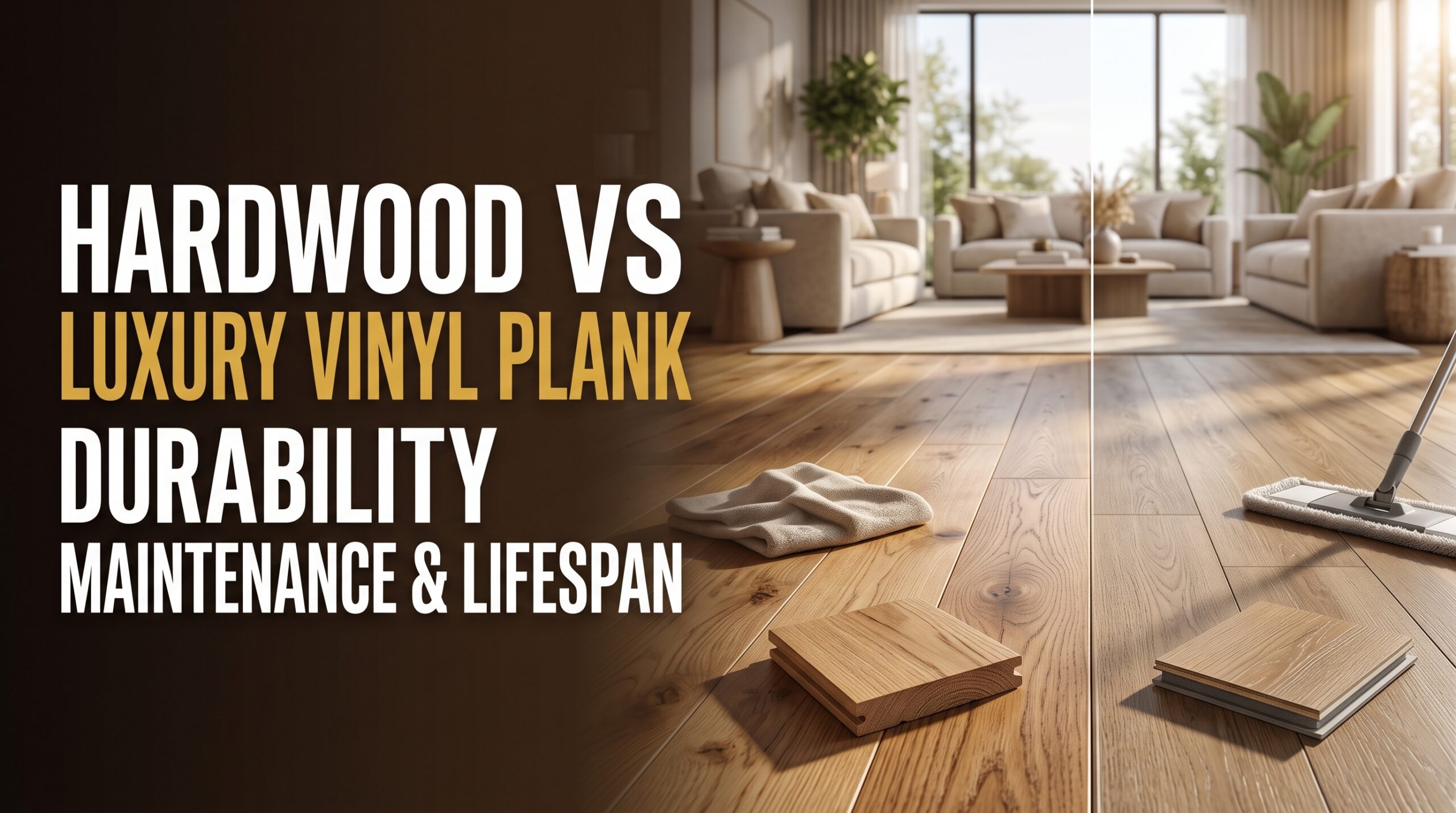 Hardwood vs Luxury Vinyl Plank Durability, Maintenance and Lifespan