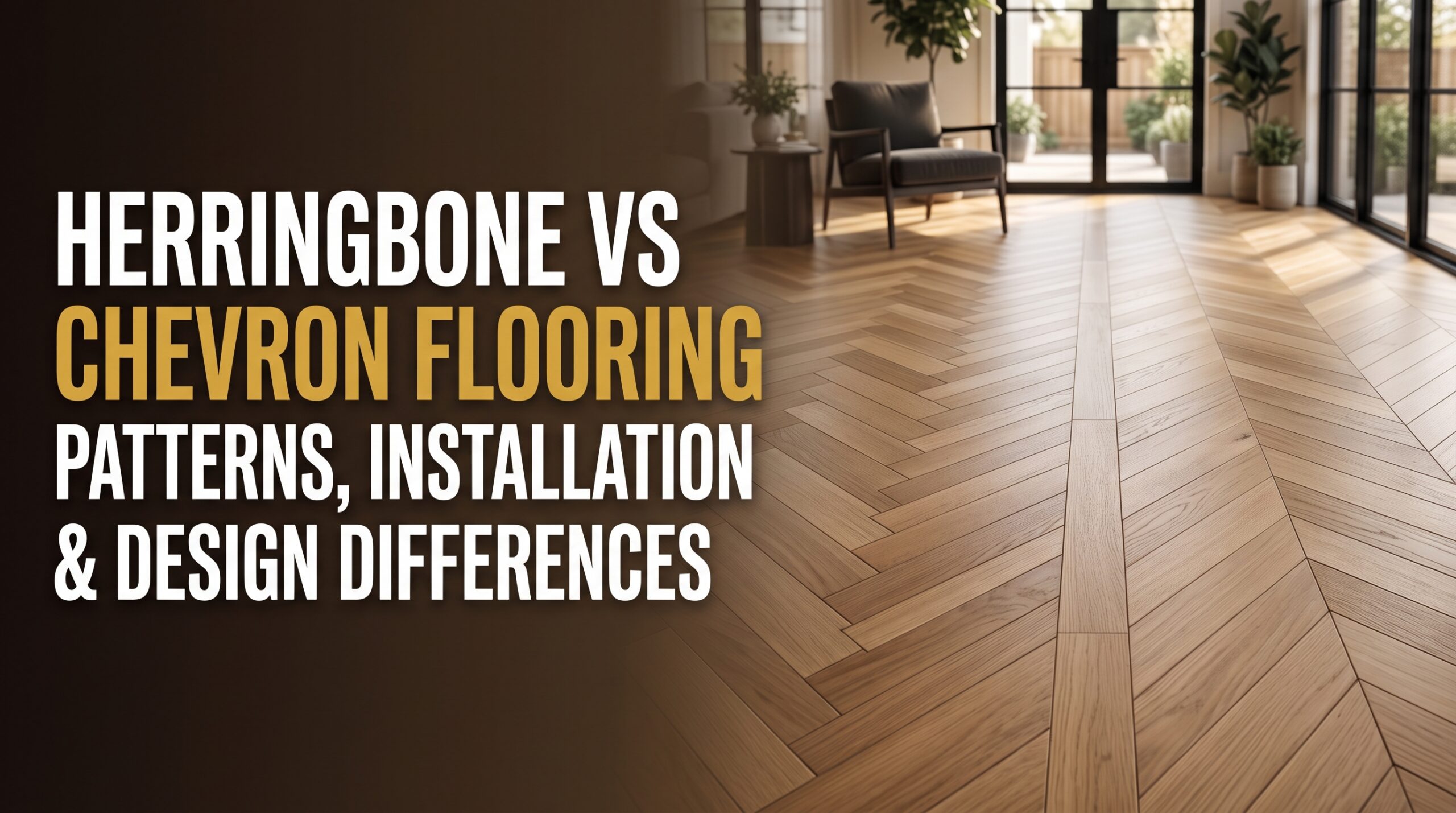 Herringbone vs Chevron Flooring Patterns, Installation and Design Differences