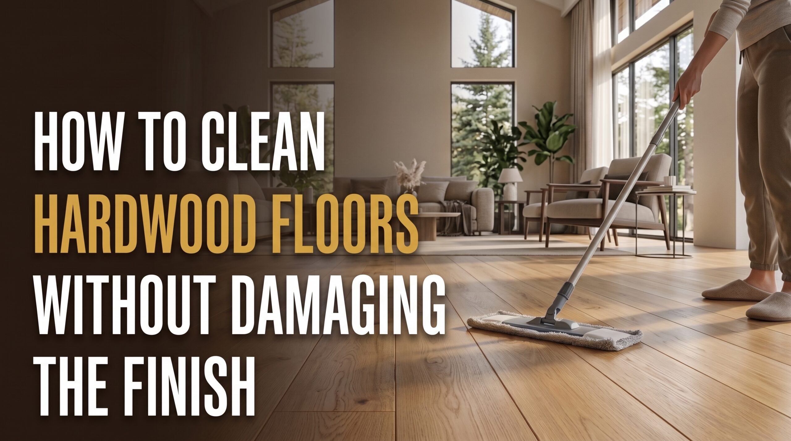 How to Clean Hardwood Floors Without Damaging the Finish