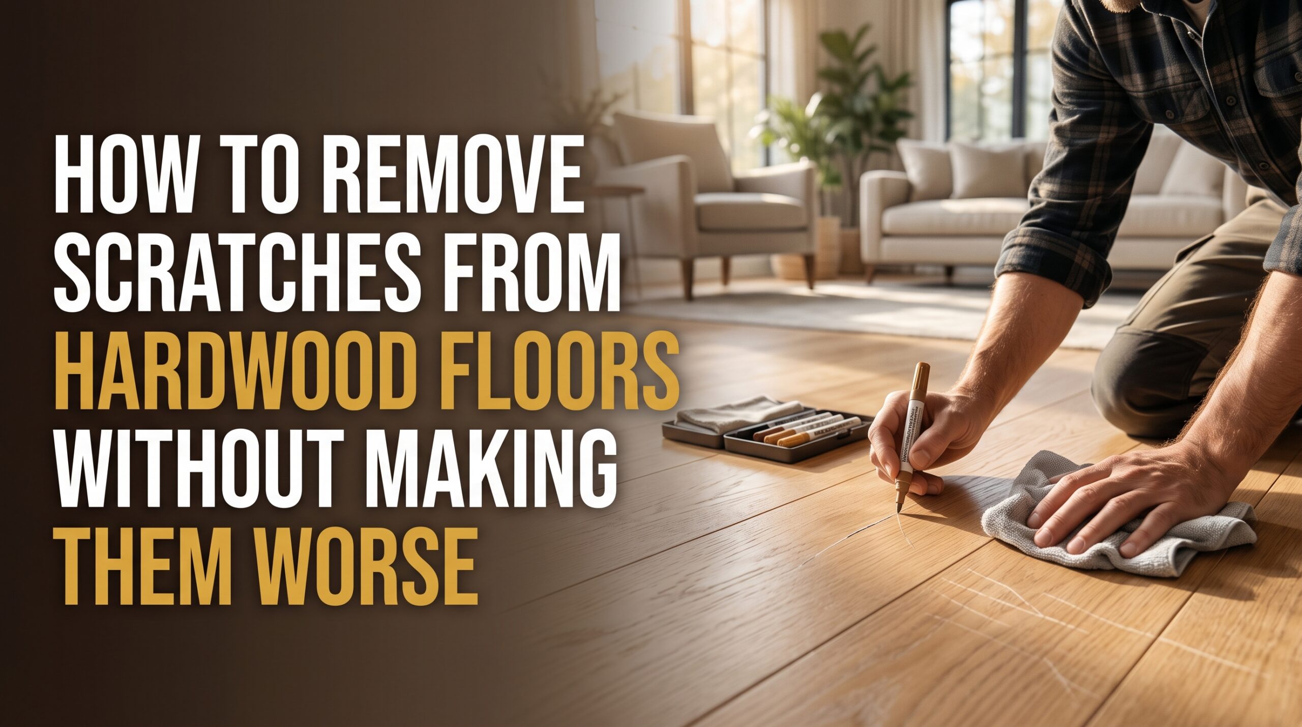 How to Remove Scratches From Hardwood Floors Without Making Them Worse